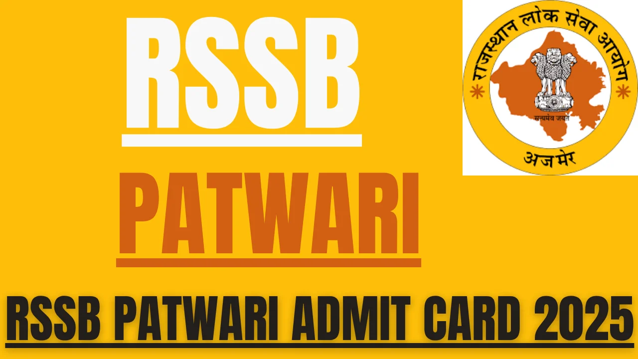 Rajasthan Patwari Admit Card 2025